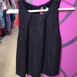 black/gold sparkly top